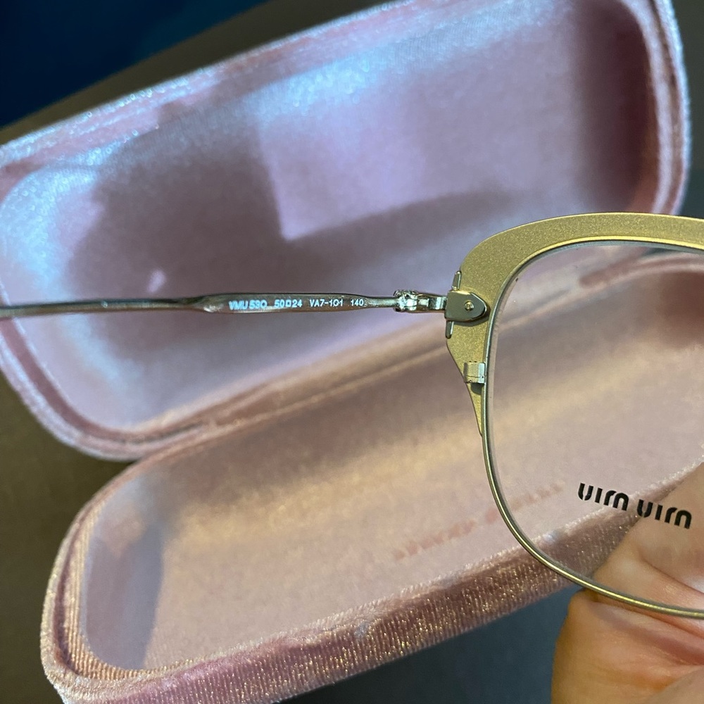 Miu miu glasses